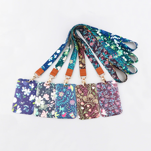 Lá Nhỏ dây đeo cổ dây buộc cho các phím ID thẻ Anime điện thoại di động dây đeo <span class=keywords><strong>USB</strong></span> huy hiệu chủ DIY điện thoại Hoa dây buộc Keychain - Product Image 1