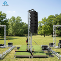 Sistema de soporte de armazón para altavoces Line Array con elevación por cadena manual para conciertos al aire libre