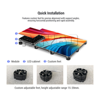 Pantalla LED Interactiva Premium RAYBO para Pista de Baile, Tecnología GOB, Unión sin Costuras, Instalación Rápida, Alta Resistencia para Fiestas Disco