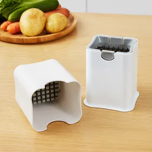 Kitchen Manual Potato Chipper French Fries Cutter One Step Natural French Fries Cutter