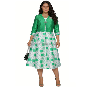Vestidos de iglesia Geenlinm de talla grande para mujeres africanas elegantes - Product Image 2
