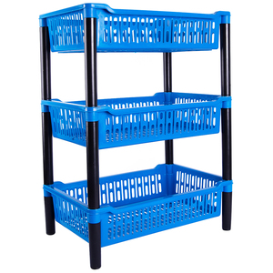 Estante de plástico multiusos, escurridor de acabado multifuncional de gran calidad, Popular en Malasia - Product Image 5