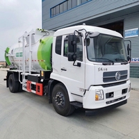 Camion professionnel de collecte des déchets alimentaires de 12 m³ Dongfeng 4x2 à chargement arrière pour l'élimination des déchets de cuisine