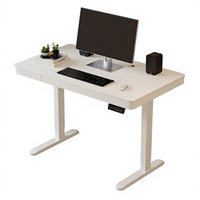 Bureau d'ordinateur électrique intelligent en métal à hauteur réglable pour e-sport, bureau, et apprentissage à domicile