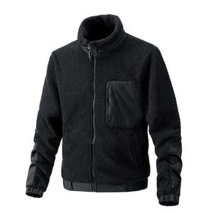 Veste d'hiver en softshell épaisse et douillette pour homme, avec logo personnalisé du fournisseur, confortable et chaude, avec tissu thermique sur le devant - Product Image 4