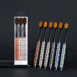 Cepillo de dientes personalizable RTS Mango transparente spazzolino da Viaggio da Denti Pareja Manual escova de dientes Hotel ViaGem - Product Image 4