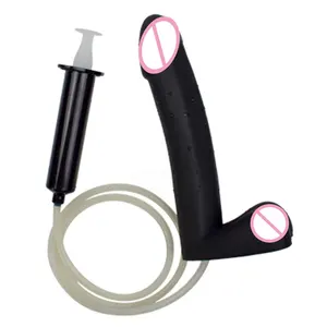 8 Inch Silicone Squirting Dildo para Mulher Free Sample penis sex toy