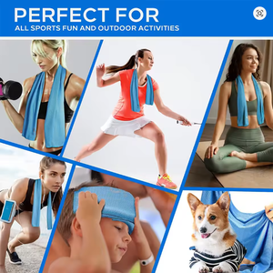 Microfiber Sports Cool <b>Towel</b> Quick Dry Cooling Neck <b>Towel</b> Sweat Absorbent Breathable Gym Yoga Outdoor Wrap - Product Image 5