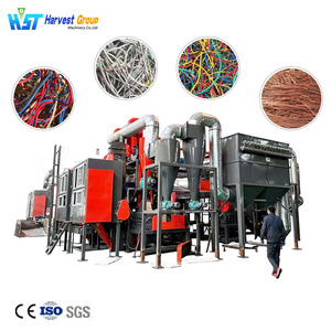 Granuladora de Cable de Cobre Tipo Seco de 500-1500Kg/h, Máquina de Recuperación y Separación de Cable de Aluminio, con Máquina de Reciclaje de Cable - Product Image 1