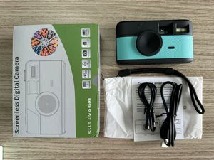 Retro máy ảnh kỹ thuật số màn hình miễn phí 8MP Ống kính cố định USB có thể sạc lại hình ảnh nhỏ gọn máy ảnh không màn hình với đèn flash và khe cắm thẻ TF - Product Image 4