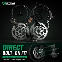 Pour Sur-Ron Ultra Bee Light Bee X LBX 60 Kit de frein arrière à 4 pistons Garantie 1 an 7075 Disque hydraulique 240 mm