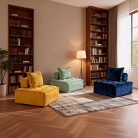 Canapé modulaire en mousse compressée OEM, gain de place, pour hôtel, réception, studio, appartement, bureau