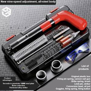 Potente Pistola per Chiodi Manuale per Costruzioni Fai-da-Te, Sparachiodi per Soffitti e Pareti in Cemento - Product Image 2