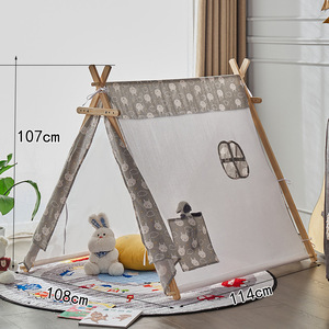 Tentes jouets <span class=keywords><strong>en</strong></span> coton pour enfants petite <span class=keywords><strong>cabane</strong></span> de jeu intérieure pour filles et garçons princesse <span class=keywords><strong>tipi</strong></span> tente maison douce tentes jouets pour enfants - Product Image 6