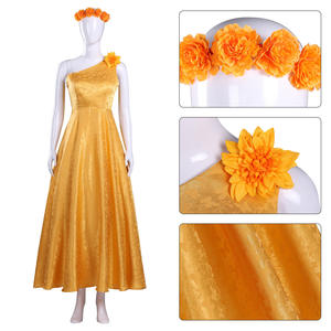 Disfraz de Cosplay de Judy Hopps, Oficial de Zootopia <span class=keywords><strong>2</strong></span>, para Niñas, Vestido Amarillo de Princesa, Disfraz para Fiesta de Halloween - Product Image 3