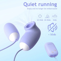Magisches Saug-Vibrations-Ei Massagegerät 12 Modi Klitoris-Nippel-Sauger Stimulator Klitoris G-Punkt Privater Vibrator Sexspielzeug für Frauen