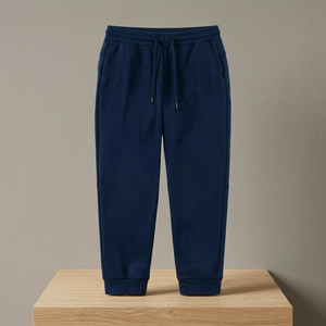 Spring Men's Sporty Straight Twill Jogger Pants Elastic Waist Lightweight <b>Linen</b>/Cotton Mid Rise Digital Printing Warm Pants - Product Image 3