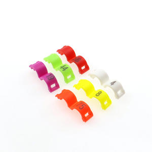 Kleurrijke 2,7 mm 3 mm 4 mm 4,5 mm 5 mm plastic open clip vogelbeenring papegaai vogelring band - Product Image 5