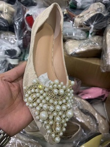 Chaussures plates confortables et élégantes pour femmes, style africain, grandes tailles, pour le bureau, modèles variés en stock, vente en gros - Product Image 4