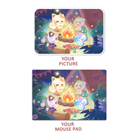 Tapis de Souris Personnalisé Anime Cartoon, Base Imperméable, Tapis de Bureau Gaming, Surface d'Ordinateur pour Streaming et Espace de Travail