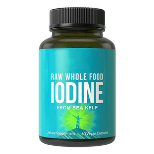 Capsules de pilules d'<span class=keywords><strong>iode</strong></span> de Potassium végétalien pour soutenir et améliorer l'énergie, sous Label privé, 2022 - Product Image 1