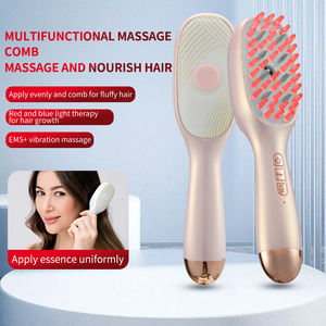 KKS Ems Terapia de luz LED Masajeador de cabello Peine Esencia de cuero cabelludo Cepillo de aplicación para el crecimiento del cabello Masajeador de cabeza - Product Image 1