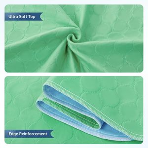 Almohadillas de cama reutilizables impermeables con 8 asas fuertes para incontinencia para ancianos, adultos, postrados en cama, hospitales - Product Image 3