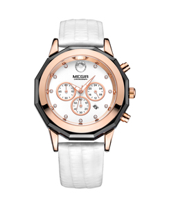 MEGIR 2042L Orologio Sportivo Cronografo di Tendenza con Cinturino in Vera Pelle, Design Moderno e Prezzo di Fabbrica - Product Image 2