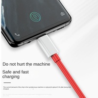 OnePlus 8T 65W-Ligne de Données de Charge Flash 5A Double Type-C Portable USB Téléphone Mobile Charge Rapide avec Veste TPE