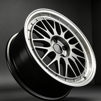 Jantes forgées concaves de style LM 15-17 pouces 4x100 4x108 Noir mat pour Mini Wheel Cooper R50 Cooper S R53
