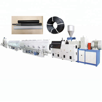 Ligne de production de machines d'extrusion de tuyaux en plastique PE PP ABS à vis simple pour systèmes d'alimentation en eau agricoles et architecturaux