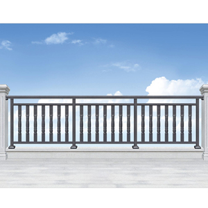 Xu Hướng Mới Hiện Đại Giá Tốt Nhất Nhôm U Kênh Kính Lan Can Lan Can Cho Biệt Thự Nhôm Kính Hàng Rào - Product Image 4