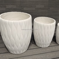 Pot de fleurs suspendu léger et écologique pour intérieur, sur pied haut, moderne, carré, en fibre d'argile, pour la maison et le jardin