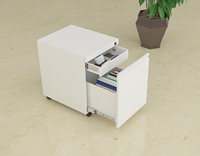 Armoire à dossiers portable OMNI avec serrure, séparateur et plateau à crayons, armoires à dossiers roulantes pour le bureau