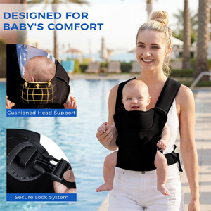 Porte-bébé imperméable à séchage rapide pour nourrissons et tout-petits, harnais ergonomique léger, piscine, plage, randonnée, voyage - Product Image 4