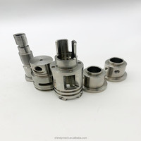 Pièces métalliques usinées sur mesure, pièces de tournage OEM en acier inoxydable de précision pour accessoires de cartouches d'imprimante