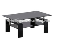 Table basse moderne blanche brillante, table ronde pour restaurant, table à manger