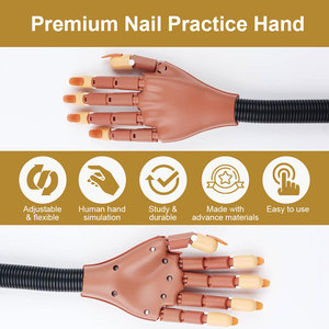 Nuevo Kit <span class=keywords><strong>de</strong></span> Herramientas para Manicura para Principiantes con Mano <span class=keywords><strong>de</strong></span> Práctica <span class=keywords><strong>de</strong></span> Uñas Flexible y Móvil - Product Image 4