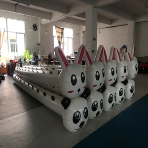 Jeux <span class=keywords><strong>de</strong></span> Team Building en Forme <span class=keywords><strong>de</strong></span> Château Gonflable avec 6 Places Gonflables en Forme <span class=keywords><strong>de</strong></span> Vers <span class=keywords><strong>de</strong></span> Course - Product Image 2