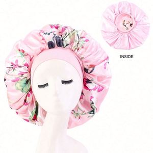 GTOP Vente en gros de bonnets en soie personnalisés avec doublure en satin, grande taille, pour dormir, usage quotidien, pour femmes - Product Image 6