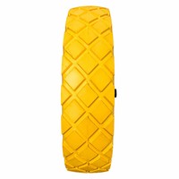 Roda Padat Anti Bocor Busa PU 4.80/4.00-8 yang Dapat Disesuaikan dengan As Roda Baja 20x120mm untuk Gerobak Dorong Konstruksi
