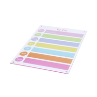 Tableau de calendrier effaçable à sec magnétique 21, 5X30 pouces personnalisé mensuel réfrigérateur tableau blanc calendrier effaçable à sec tableau mémo