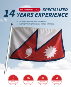 Personalizado poliéster 3x5ft <span class=keywords><strong>Nepal</strong></span> bandeiras bandeira nacional <span class=keywords><strong>nepal</strong></span> - Product Image 4