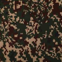 Tissu en nylon et coton tissé à carreaux camouflage jungle pour la chasse au canard, imperméable et indéchirable, pour vêtements tactiques d'extérieur, sacs et chapeaux