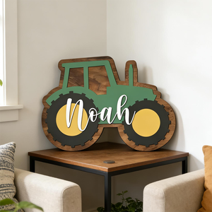 Panneau en bois personnalisé Monster Truck - Cadeau unique pour fête d'anniversaire et excellente décoration de chambre/mur - Product Image 3