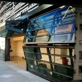 <span class=keywords><strong>Porte</strong></span> automatique électrique pliante en verre, <span class=keywords><strong>de</strong></span> <span class=keywords><strong>Garage</strong></span>, section industrielle, <span class=keywords><strong>de</strong></span> chine, livraison gratuite - Product Image 2