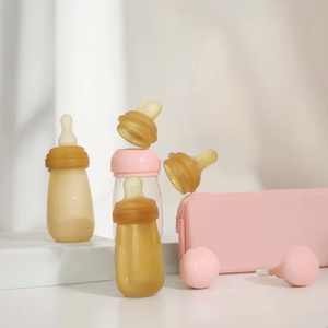 OEM ODM Fabrikpreis Manuelle BPA-freie Babyflasche aus Silikonmaterial für 0-12 Monate - Product Image 6