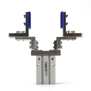 Adjustable Metal MHZ2-16/20D Widened Gripper Bracket Mechanical Finger Cylinder Chuck <b>Parallel</b> Fixture Accessories Fittings - Product Image 1