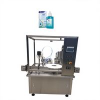 Machine de capsulage de remplissage de liquide de goutte oculaire électrique automatique professionnelle pour PLC de moteur de moteur à engrenages de noyau d'emballage chimique