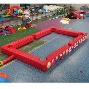 Mesa de billar de fútbol humano, juegos interactivos inflables, envío aéreo gratis a puerta - Product Image 2